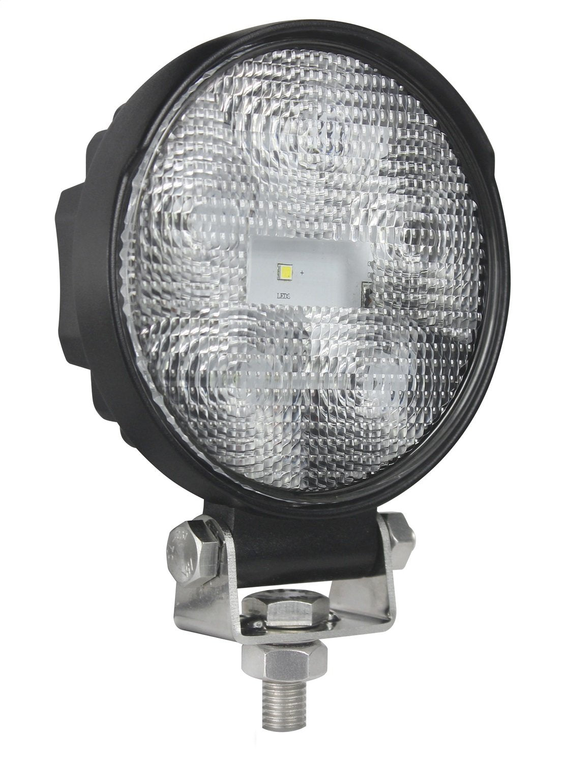 5 Round LED Close Range Worklight HELLA 357108001, Black ValueFit