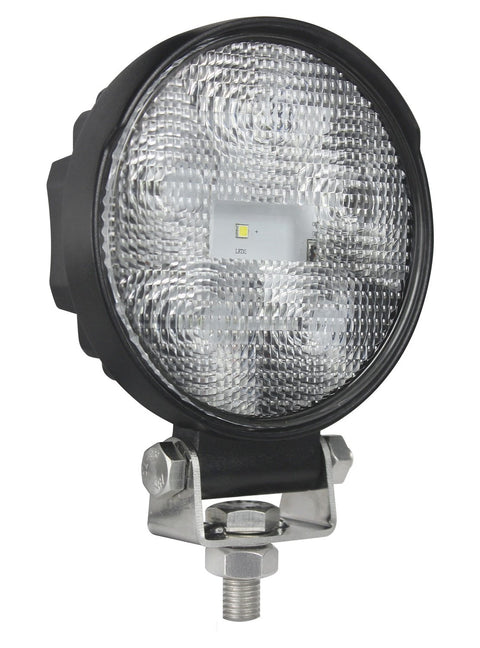 5 Round LED Close Range Worklight HELLA 357108001, Black ValueFit