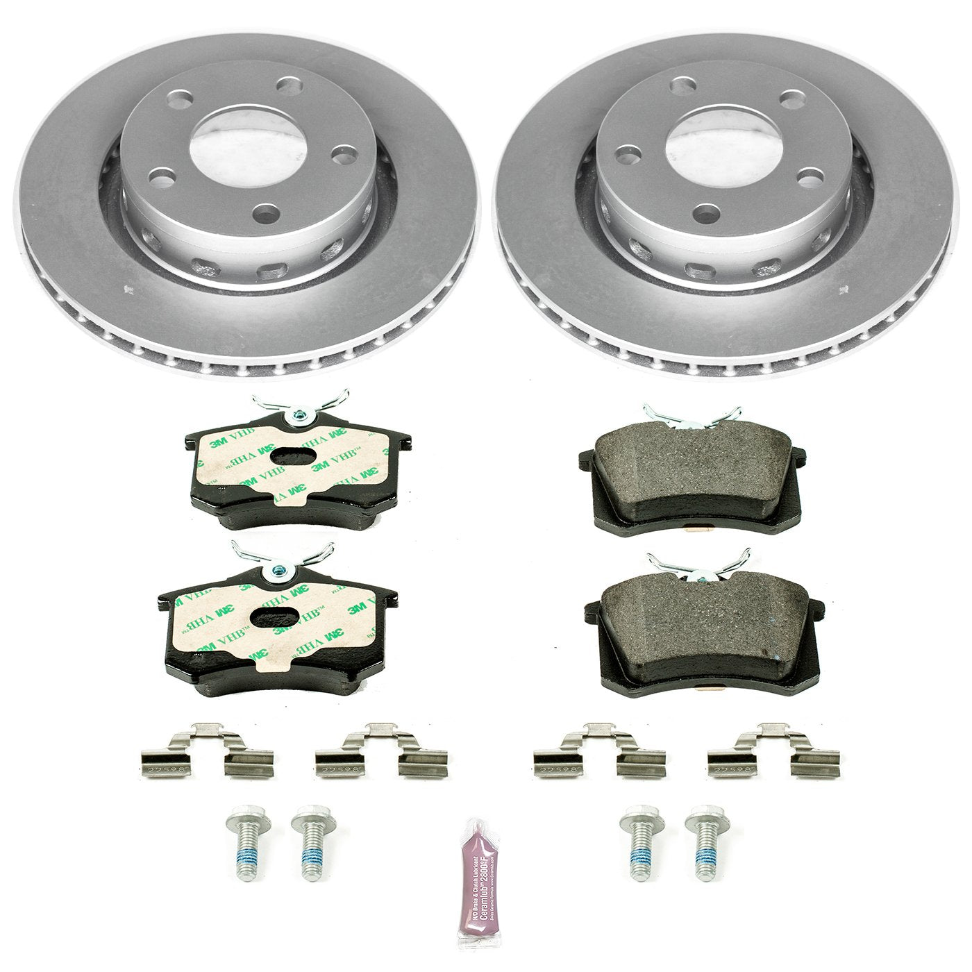 Rear Power Stop ESK4847 Euro-Stop Brake Kit For Audi A6 Quattro 2000-2004 [Model Specific]