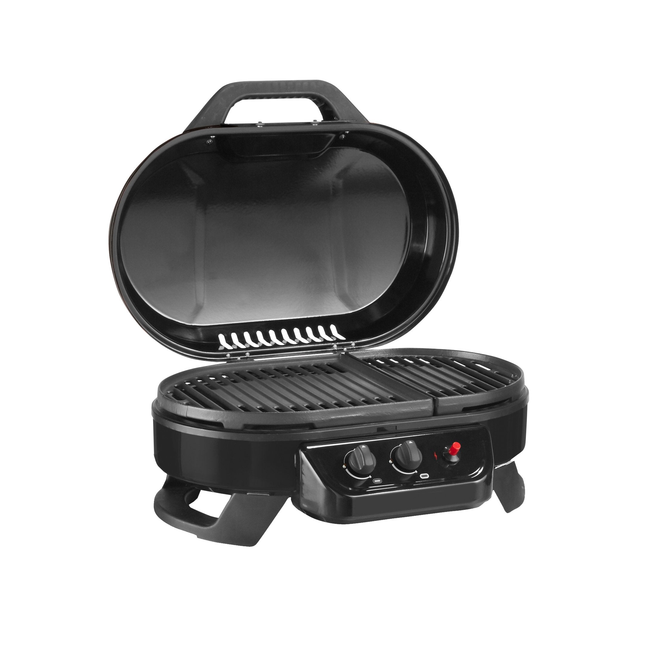 RoadTrip Coleman 225 Portable Tabletop Grill, 2-Burner Gas Grill with Matchless Ignition & Adjustable Temperature Control, 11,000 BTUs of Power for Grilling, Tailgating, Camping, BBQ, & More