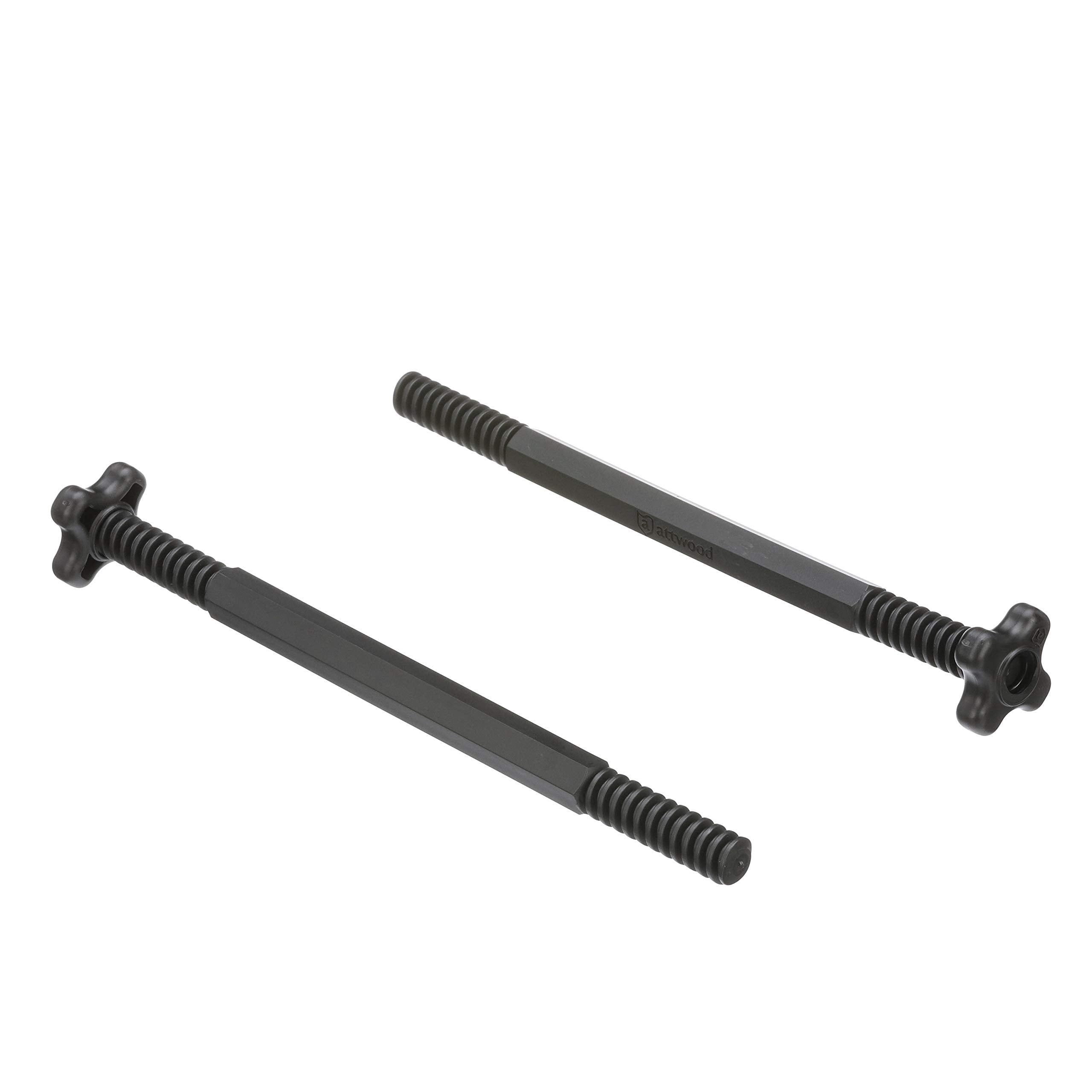 Adjustable Attwood 9098-5 Heavy-Duty Battery Tray, Adjustable to 9.5 Inches Tall, for 27 Series Batteries, Black Plastic