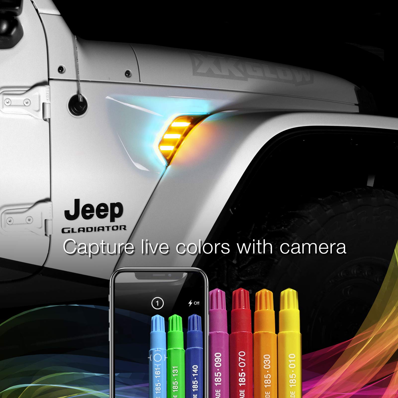 XK-Vent-RGB-KIT XKGLOW Fits Jeep Wrangler