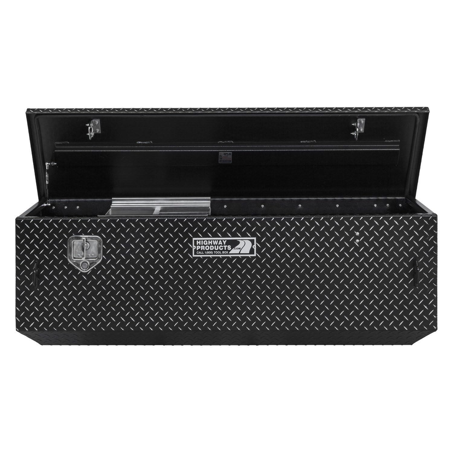 3022-003-BK62S Highway Products - Single Lid 5th Wheel Tool Box with Leopard™