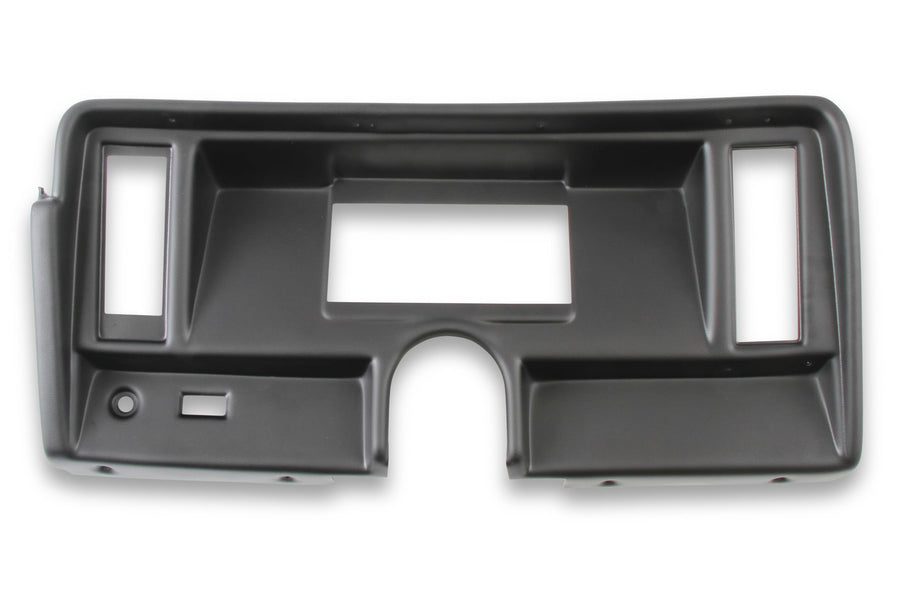 Dash Bezel Holley EFI 553-385 - with A/C Vent Opening - Black