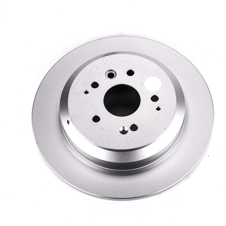 Rear Brake Rotor Power Stop JBR1587EVC For Acura MDX 2014-2016 Evolution GEOMET Coated [Model Specific]
