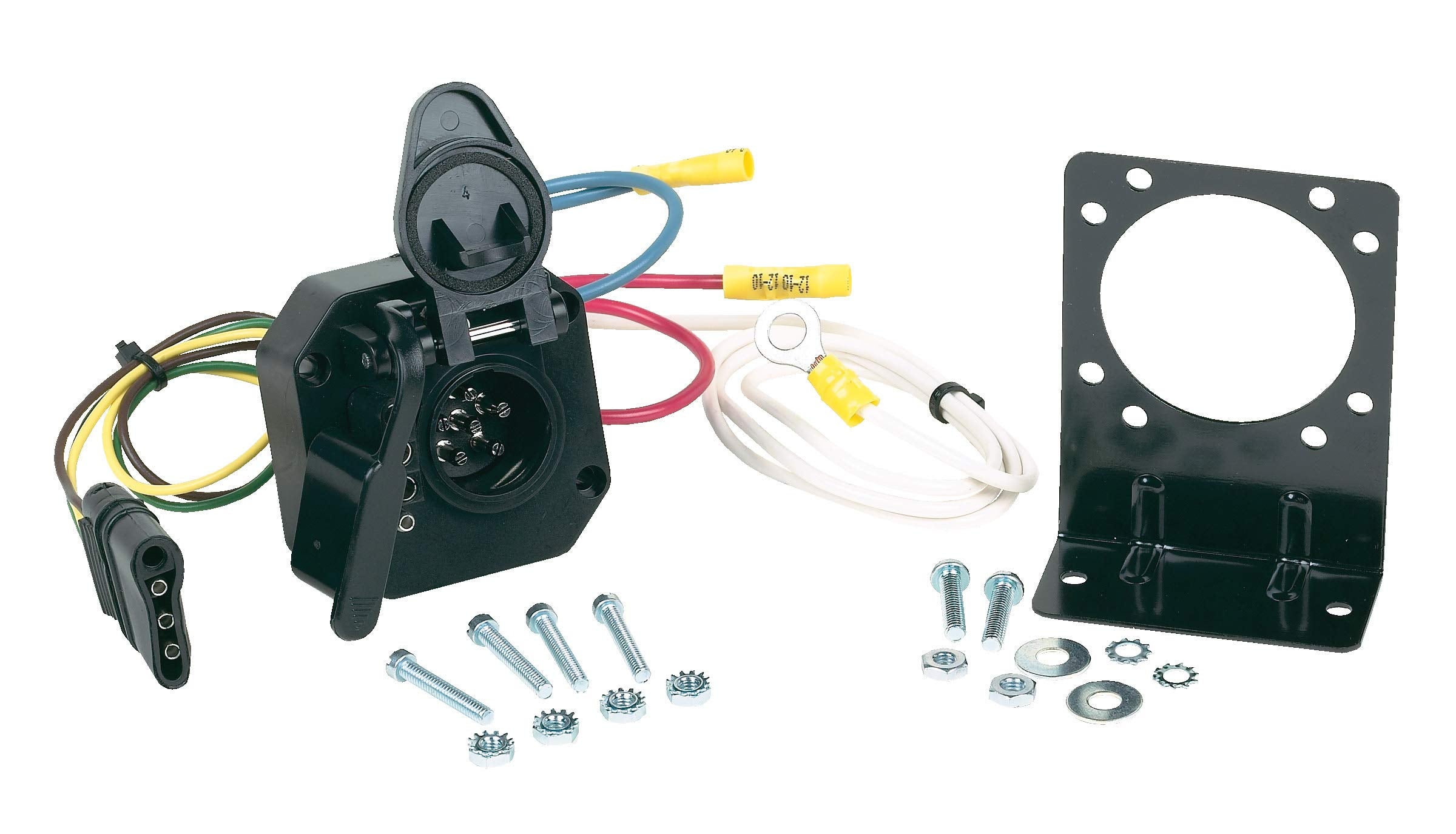 Hopkins 47175 Multi-Tow Hopkins 4 Flat to 6 Round and 4 Flat Adapter
