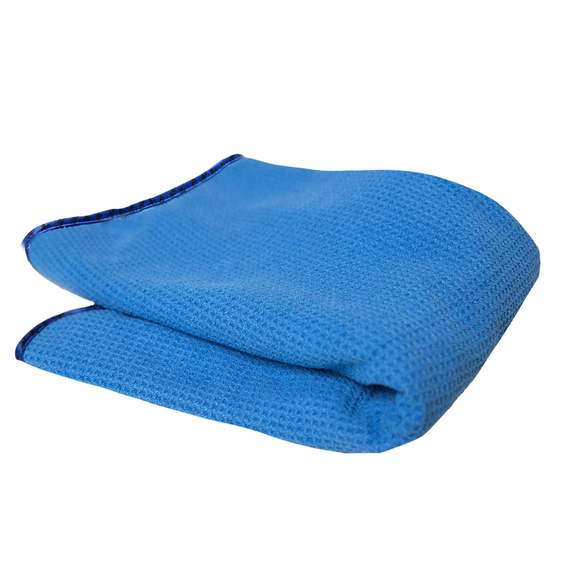 Chemical Guys MIC708 Microfiber Towel Waffle Weave Glass and Windor, Great for Cars, Trucks, SUVs, RVs & More, Blue (24"x16")