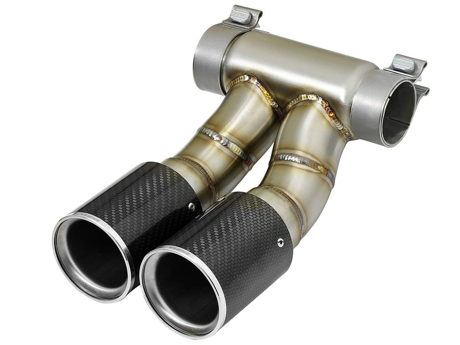 304 SS aFe Power Carbon Fiber Exhaust Tip for Porsche Cayman S/Boxster S 49C36413-C