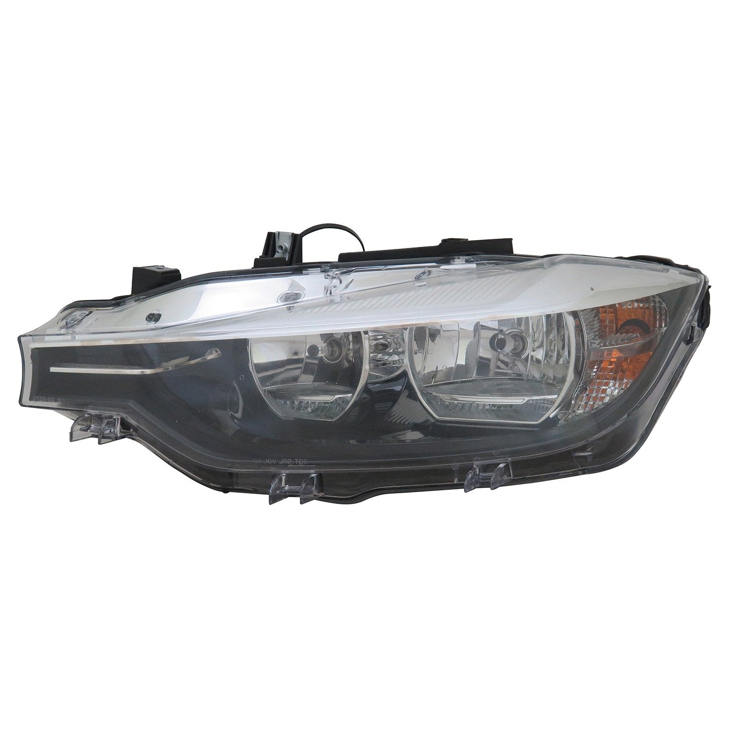 Left TYC Headlight Assembly Compatible with 2016-2018 BMW 3 Series