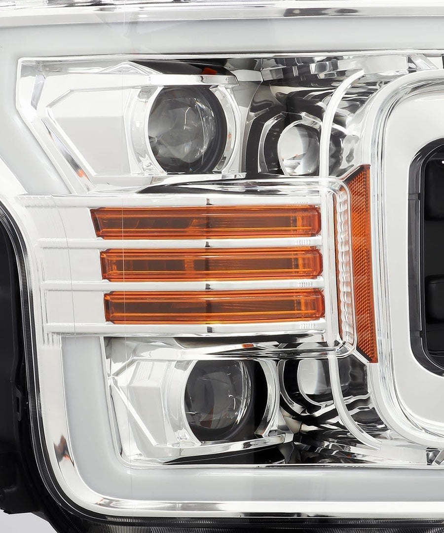 880187 AlphaRex USA Pro Series Projector Headlights fits Ford F-150