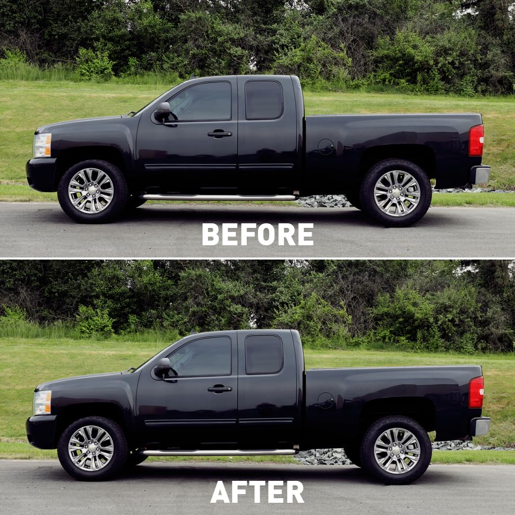 Borne Off-Road Mishimoto 2-Inch Rear Leveling Kit, Compatible with Chevy Silverado & GMC Sierra 1500, 2007-2019