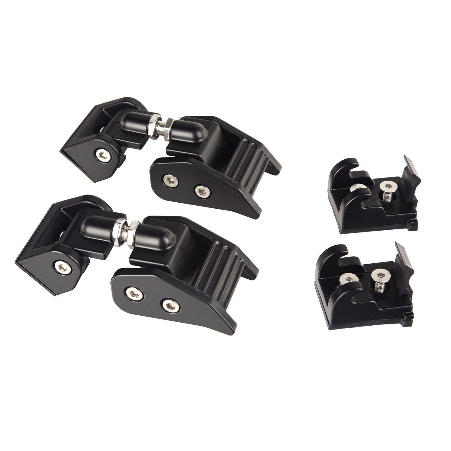 Hood Catch Kit, Black | Rugged Ridge | 11210.11 | Fits 2007-2018 Jeep Wrangler JK