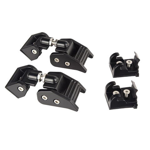Hood Catch Kit, Black | Rugged Ridge | 11210.11 | Fits 2007-2018 Jeep Wrangler JK