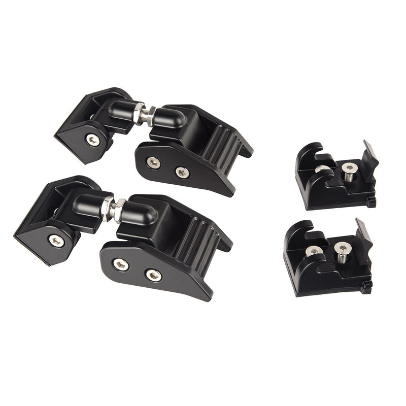 Hood Catch Kit, Black | Rugged Ridge | 11210.11 | Fits 2007-2018 Jeep Wrangler JK