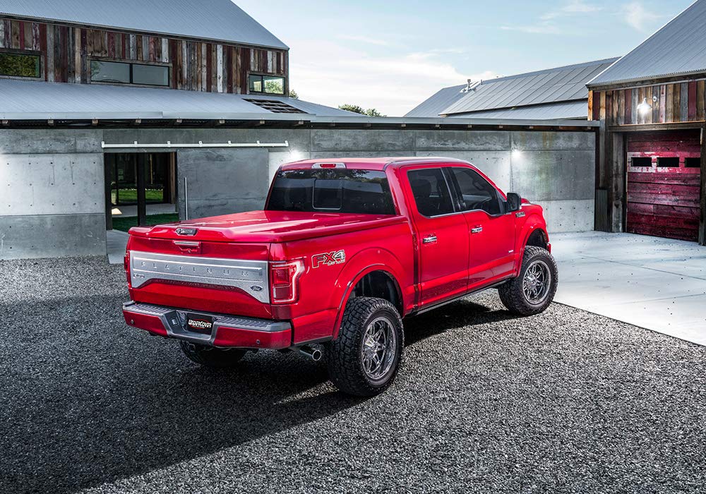 UnderCover Elite LX RealTruck One-Piece Truck Bed Tonneau Cover | UC2168L-BN | Fits 2019 - 2020 Ford F-150 Crew Cab (BN- Silver Spruce Metallic) 6' 7" Bed (78.9")