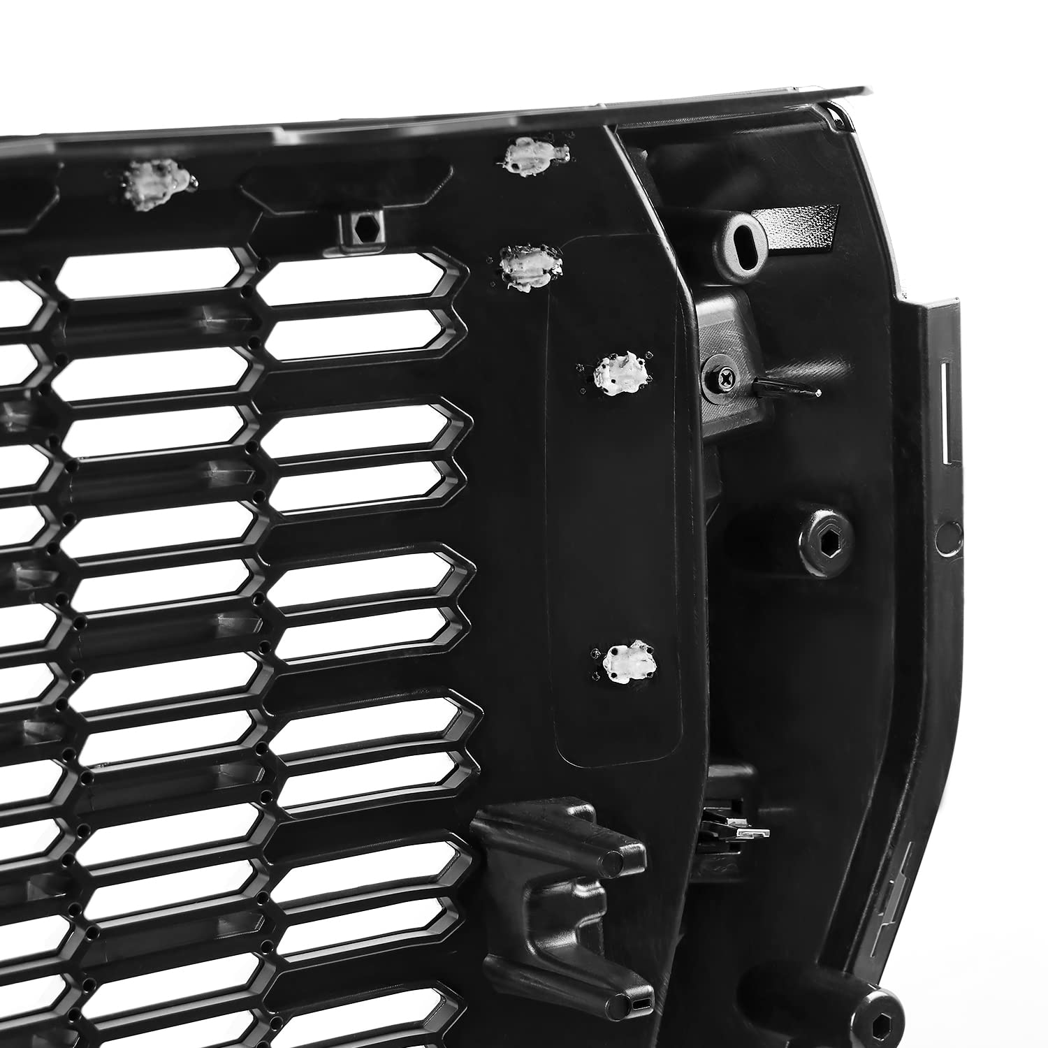 Chrome Denali Style Spec-D Tuning Front Hood Grill Grille Compatible with 2021-2023 GMC Yukon XL