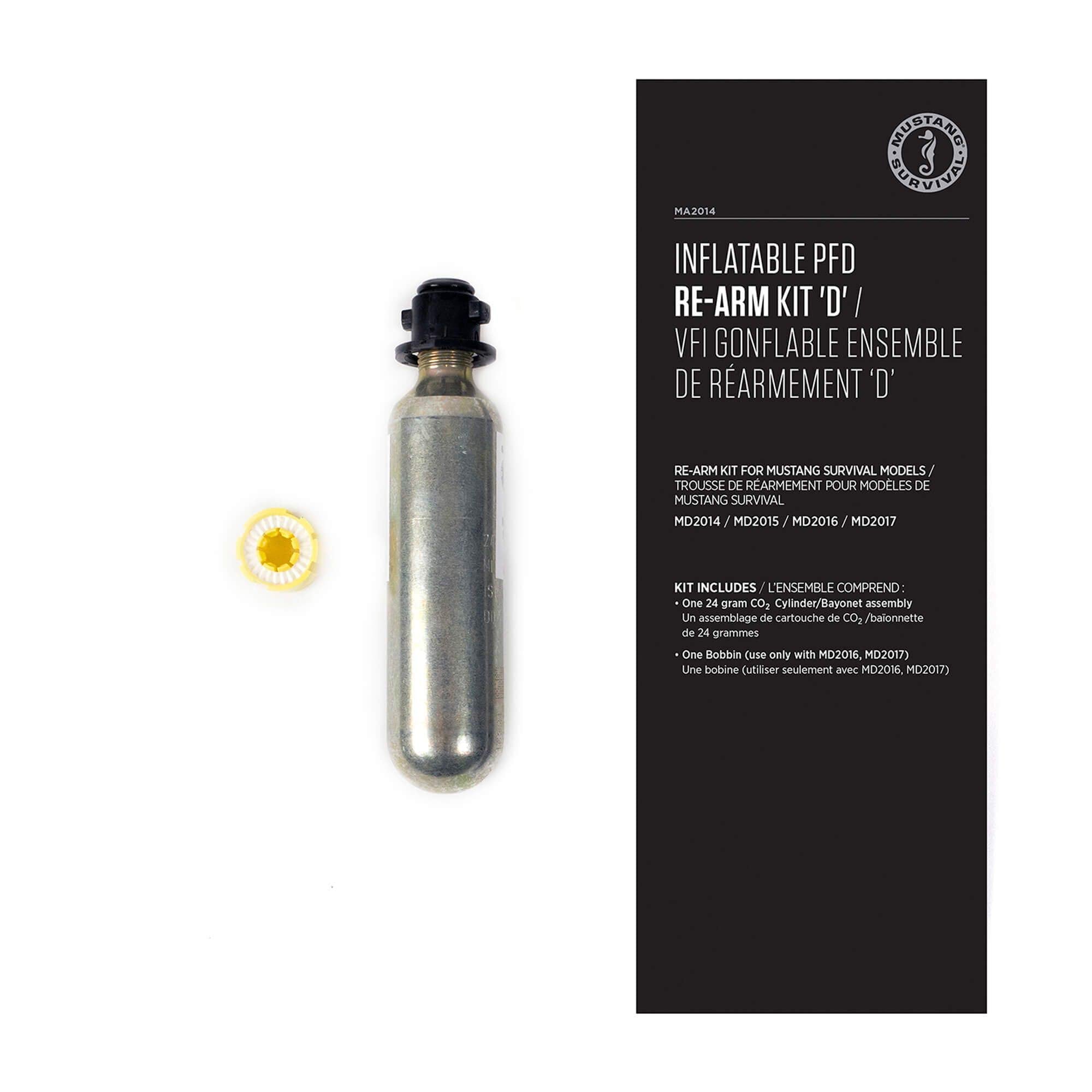 Re-Arm Kit D - Mustang Survival HR Auto/Manual 24g - Bayonet