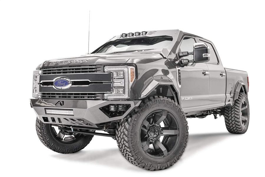 Ford Superduty 17-C F250 or F350 Open Fender Front Bumper No Guard Bare