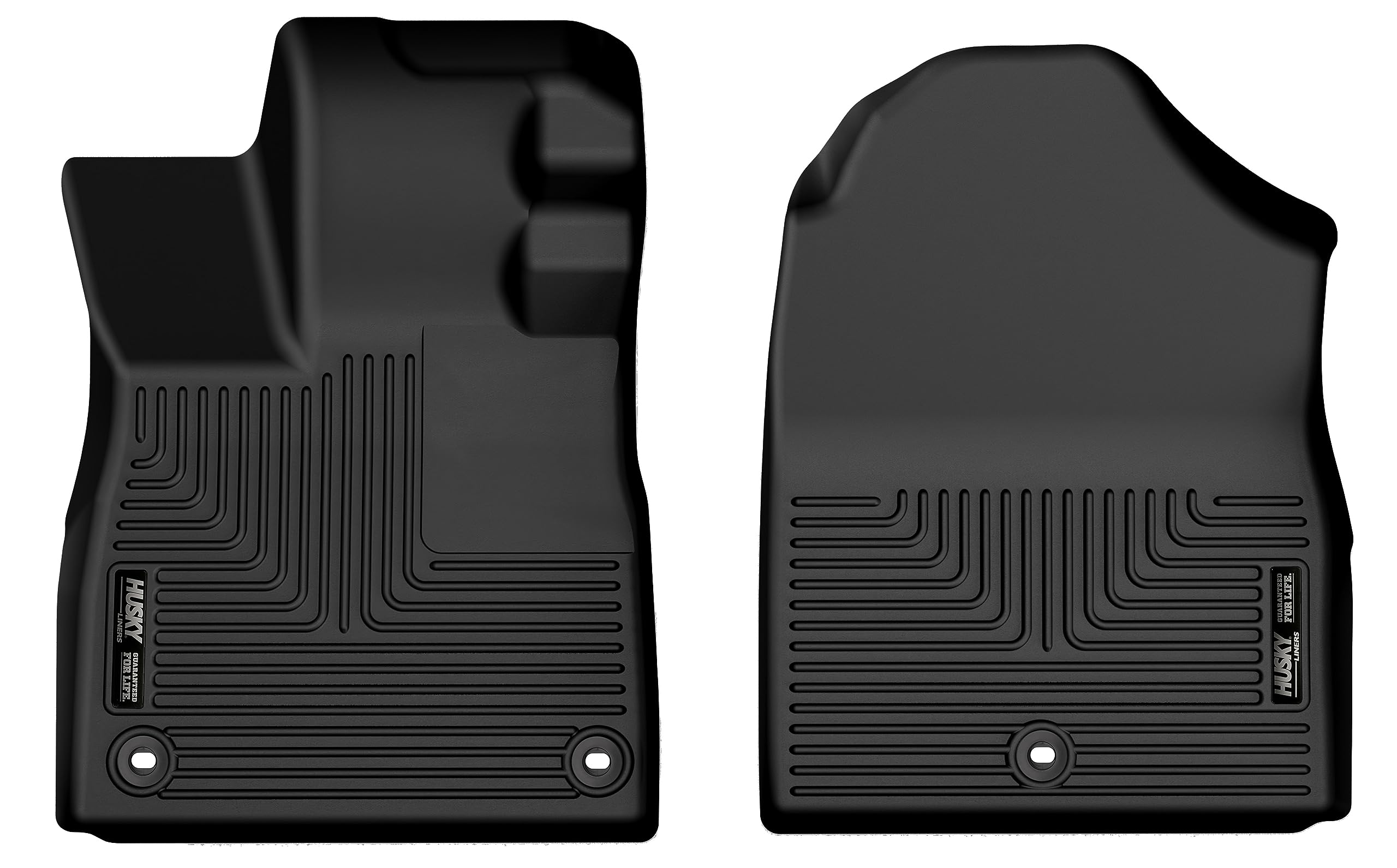 Husky Liners Floor Mats X-act Contour | Fits 2023-2026 Honda Pilot & 2026 Honda Passport | Front Row, 2-pc Black - 50921