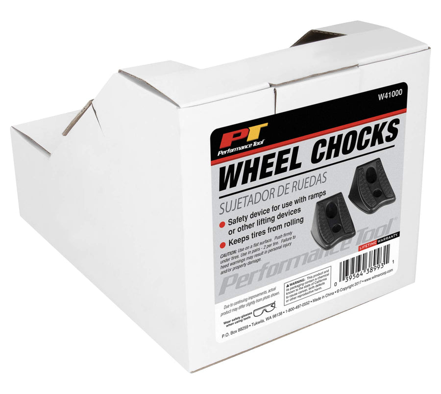 Tire Stop Performance Tool W41000 - Safety Device for Ramps and Lifting Devices to Prevent Tire Rolling