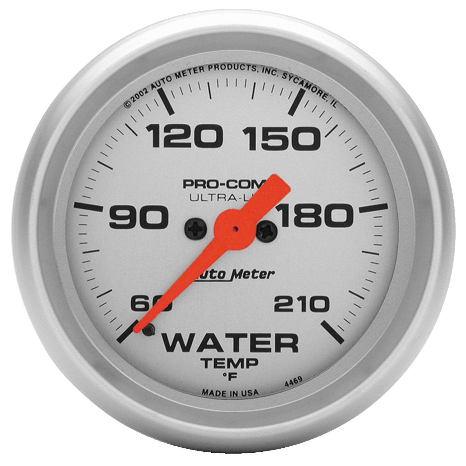 Auto Meter Ultra-Lite 4369 Electric Water Temperature Gauge