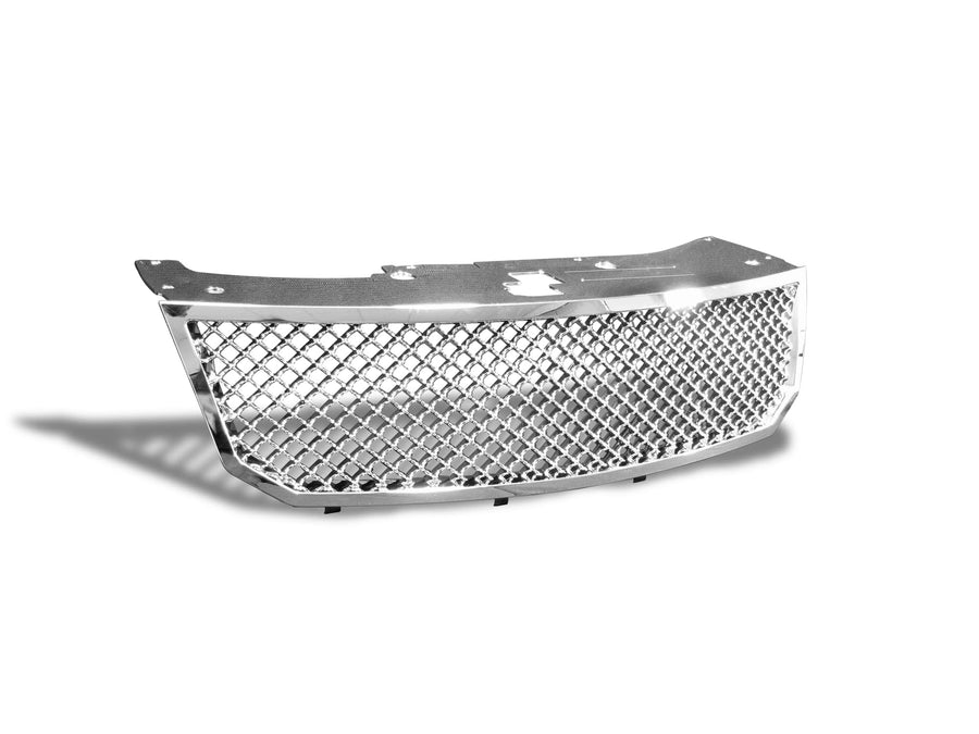 7147621 Armordillo USA Chrome Mesh Front Hood Grille Fits 2008-2009 Dodge Avenger