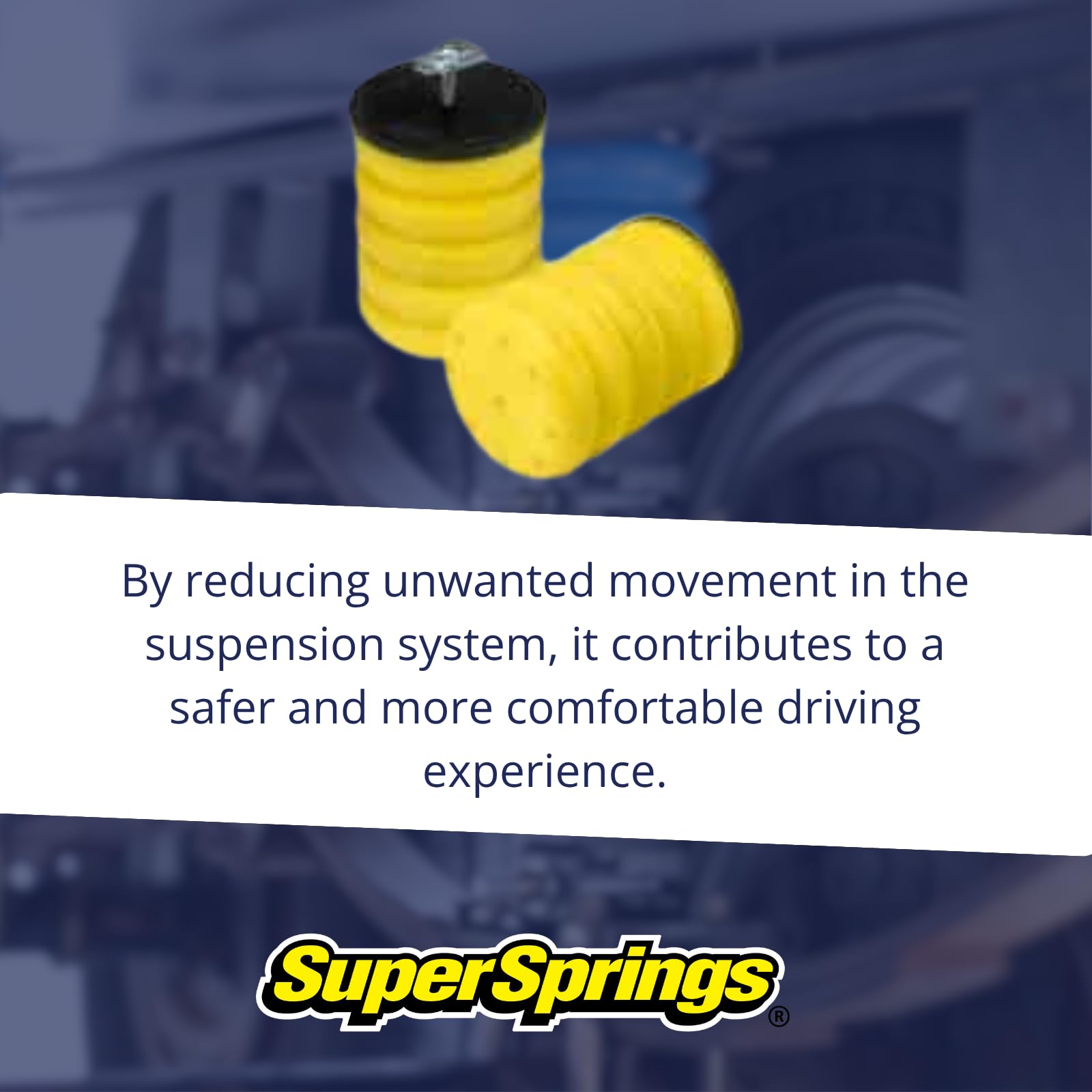 SumoSprings SSR-206-54 | Rear SumoSprings for Chevrolet Express 4500, GMC Savana 4500, Yellow