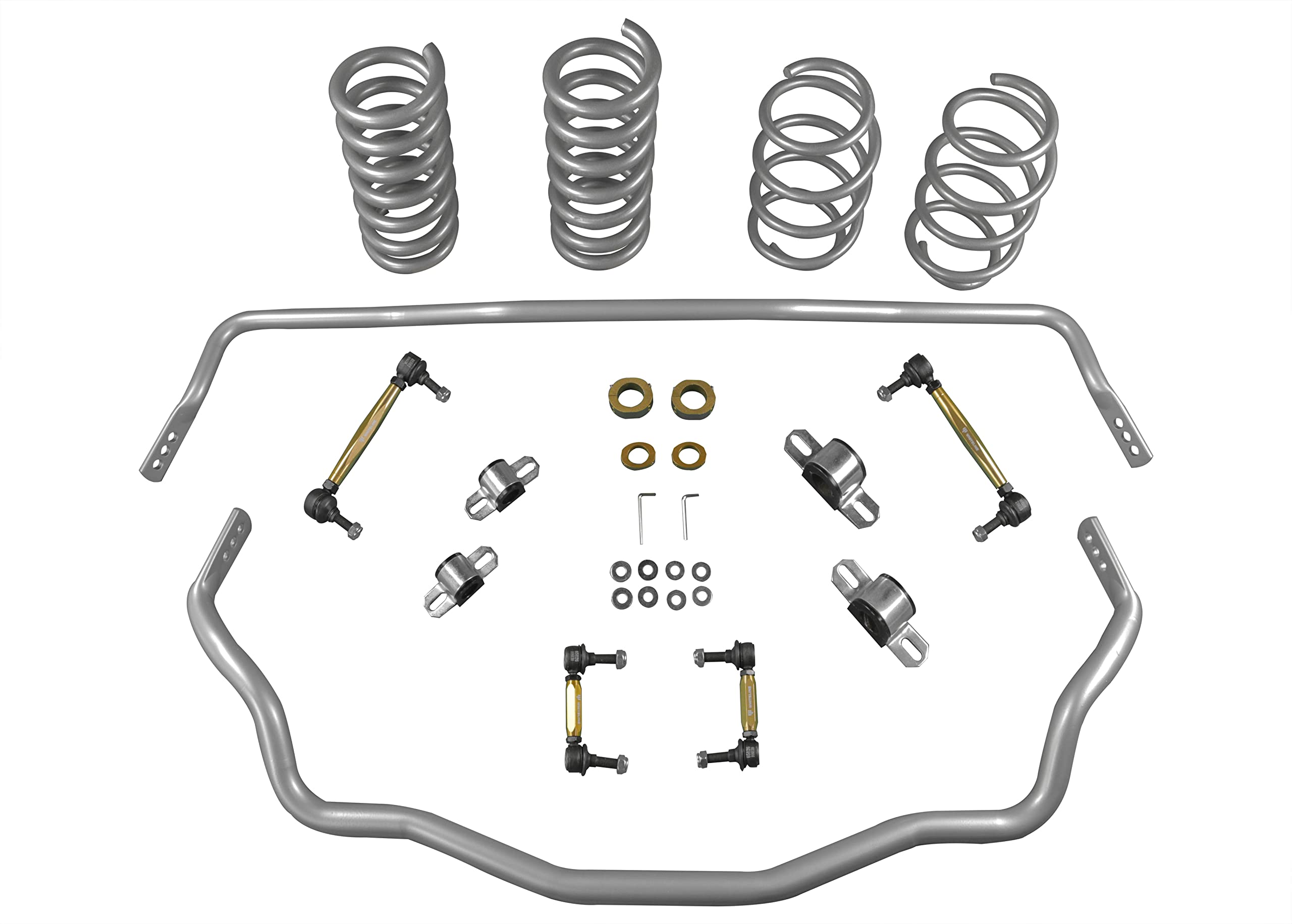 Whiteline Front and Rear GS1-FRD007 Coil Spring/Swaybar Kit; fits Ford Mustang 15-18