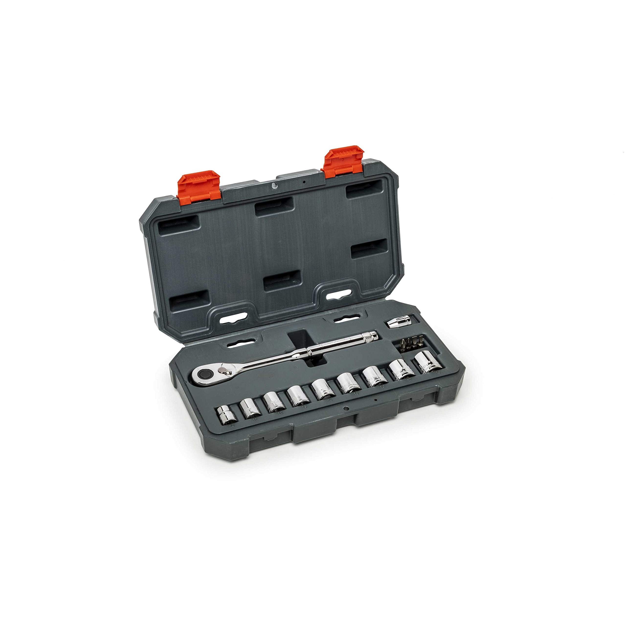 15 Pc Crescent 3/8" Drive 6 Point Metric Mechanics Tool Set - CSWS38MM15