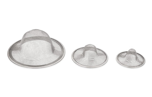 Sink and Shower Drain Strainers Camco | Designed to Keep Food and Hair Out of Plumbing | 3-Pack (42273)