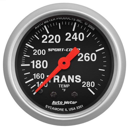 Auto Meter Sport-Comp 3351 Mechanical Transmission Temperature Gauge