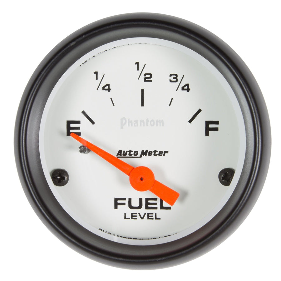 Gauge AutoMeter 5719, Fuel Level, 2 1/16", 73Ωe to 10Ωf(Aftermarket Linear), Elec, Phantom