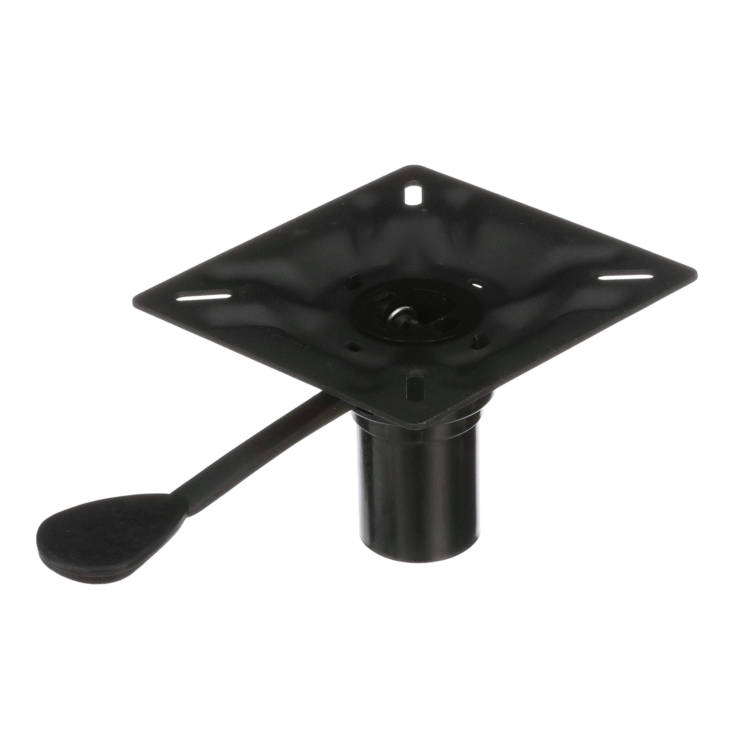 238152-7 Attwood Corporation 3 Degree Tilt Right Handle Seat Mount without Slider, Black