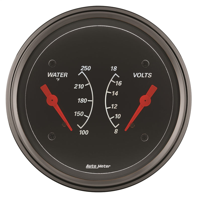 Auto Meter Designer Black 1430 Water Temperature Gauge