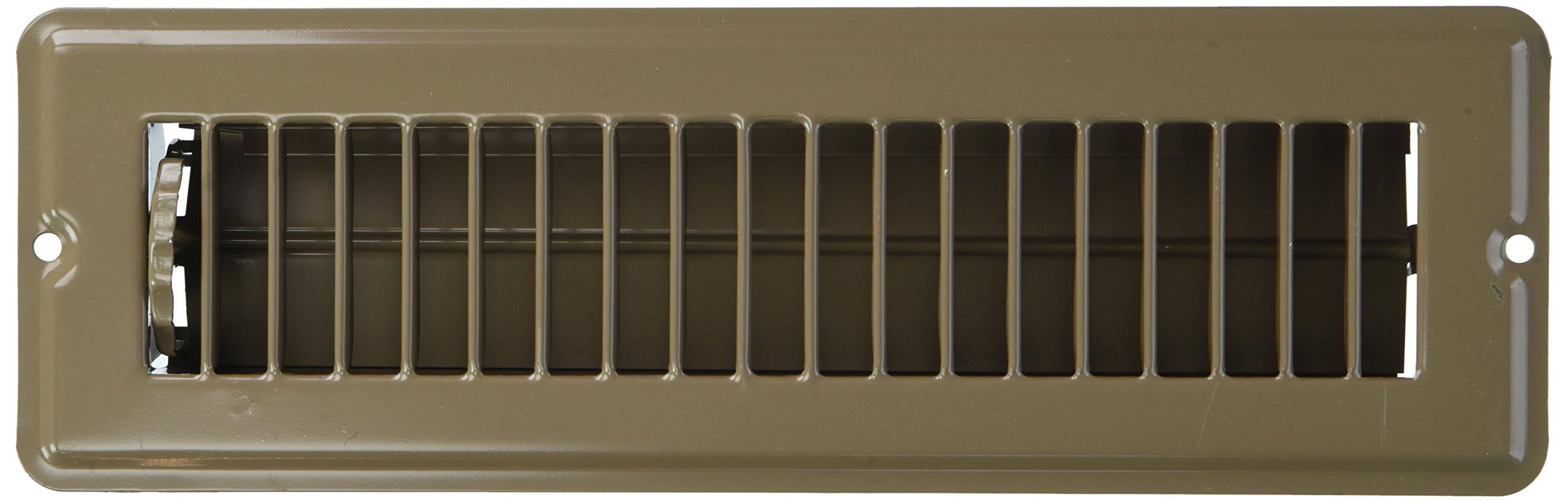 2-1/4" x 10" AP Products Brown Floor Register