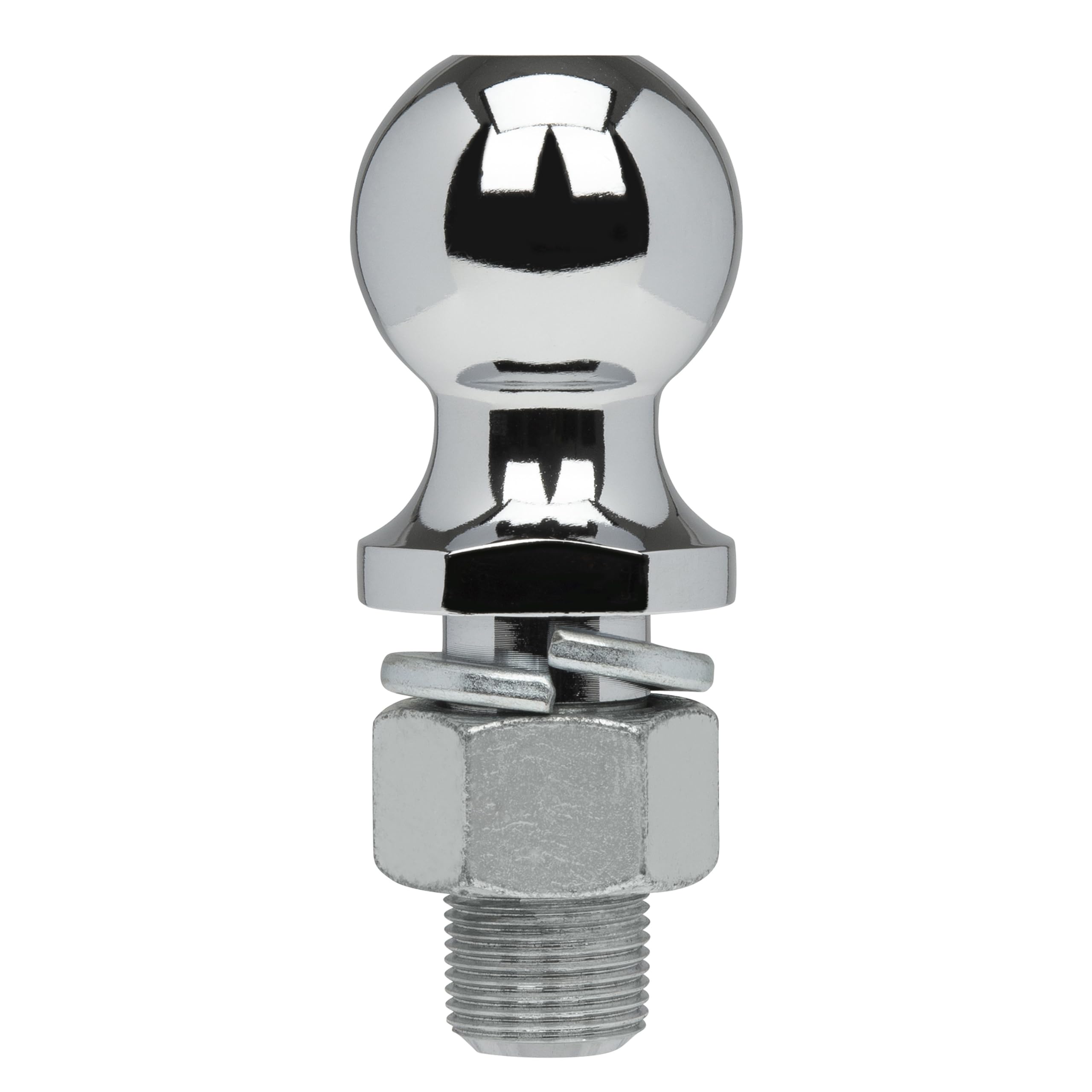 Chrome Class I Trailer Hitch Ball, 2,000 lb., 1-7/8 in. Ball Diameter, 1 in. x 2 in. Shank