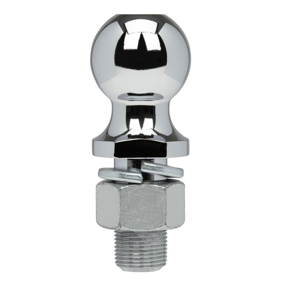 Chrome Class I Trailer Hitch Ball, 2,000 lb., 1-7/8 in. Ball Diameter, 1 in. x 2 in. Shank