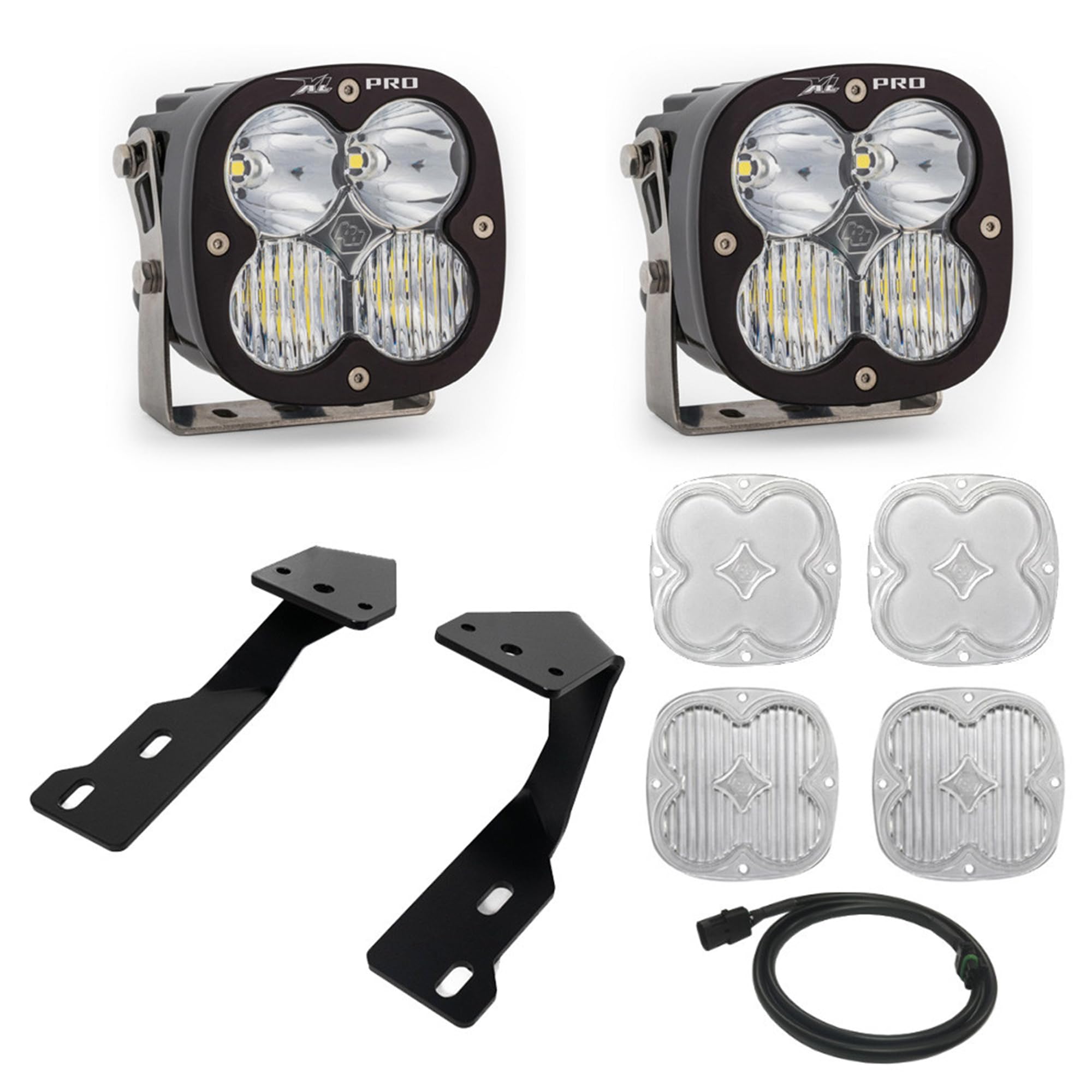 XL PRO Baja Designs LED A-Pillar Light Kit for Mercedes Sprinter Van - 2 PCS LED with Wiring Harness