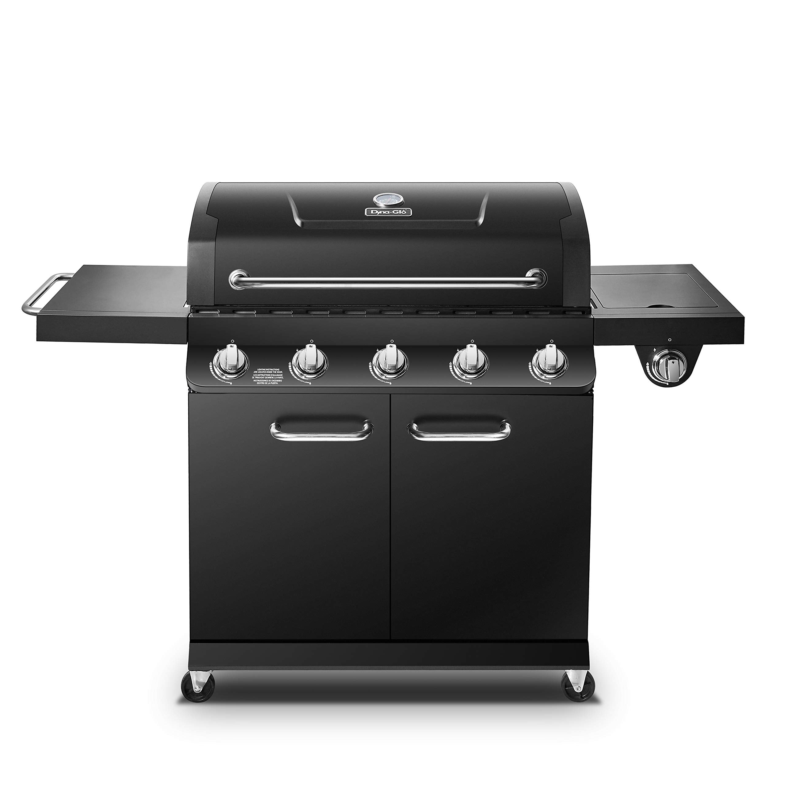 Dyna-Glo Premier DGP552CSP-D 5 Burner Propane Gas Grill, Black