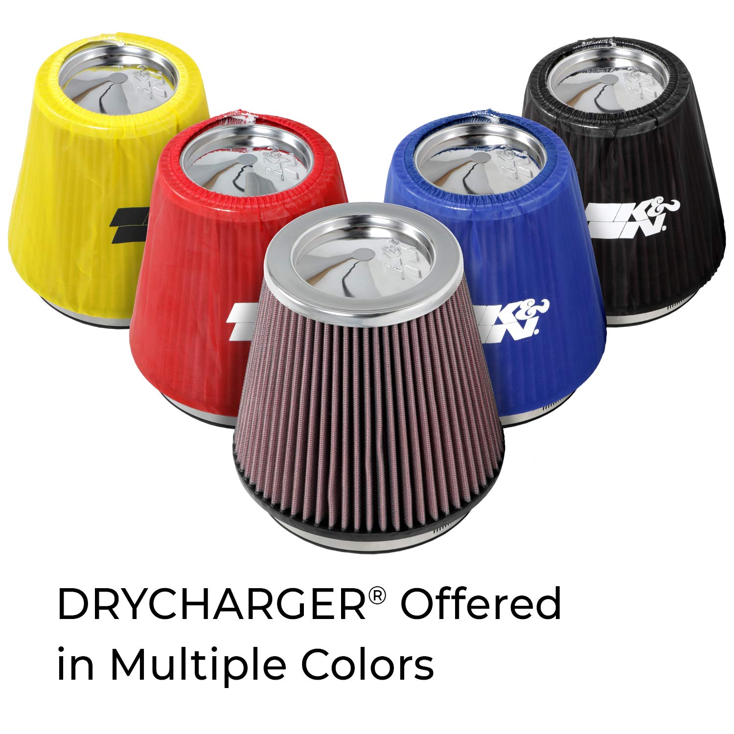 Black K&N Drycharger Filter Wrap - 36"x58" Universal Sheet
