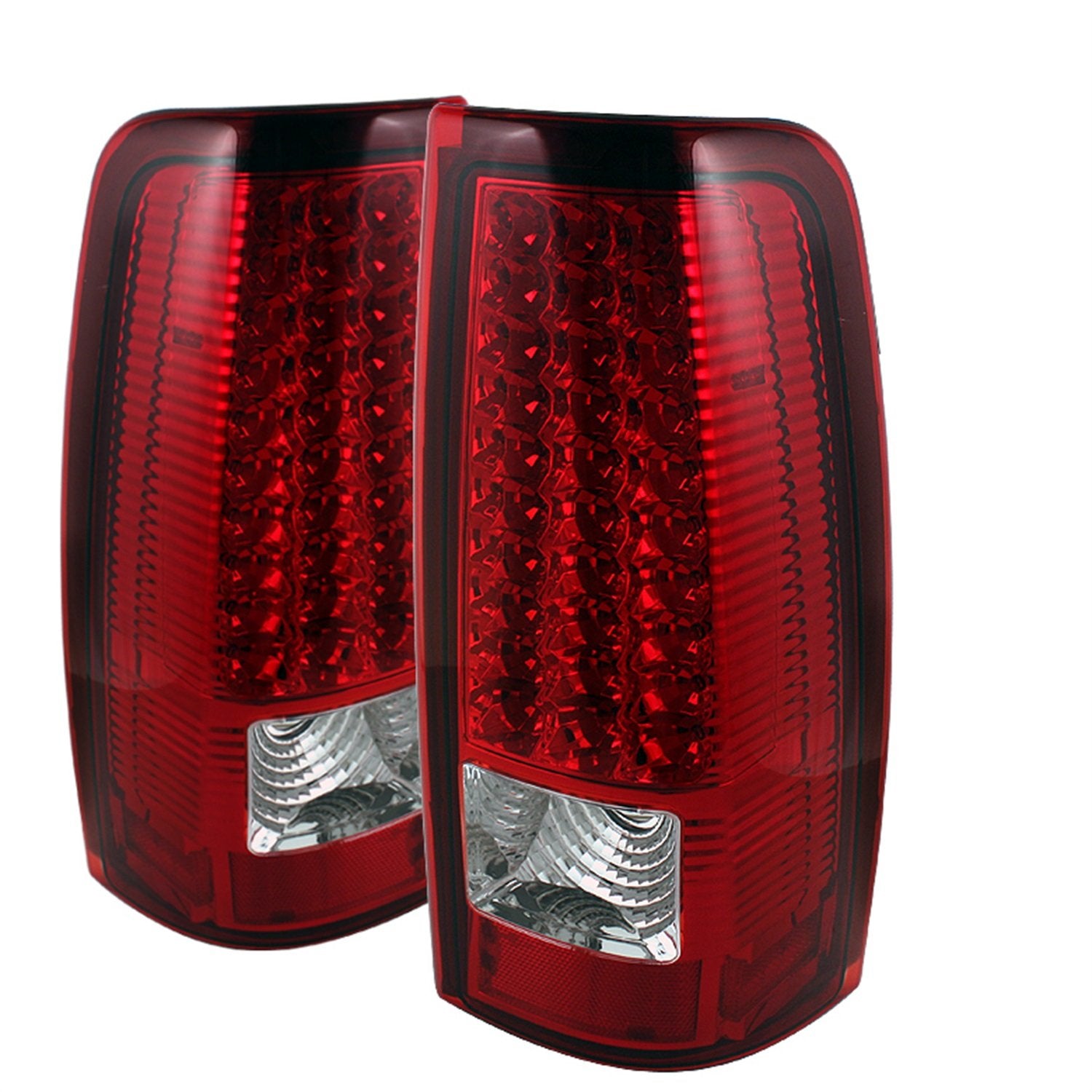 LED Tail Lights Xtune (ALT-ON-CS99-LED-RC), Red Clear