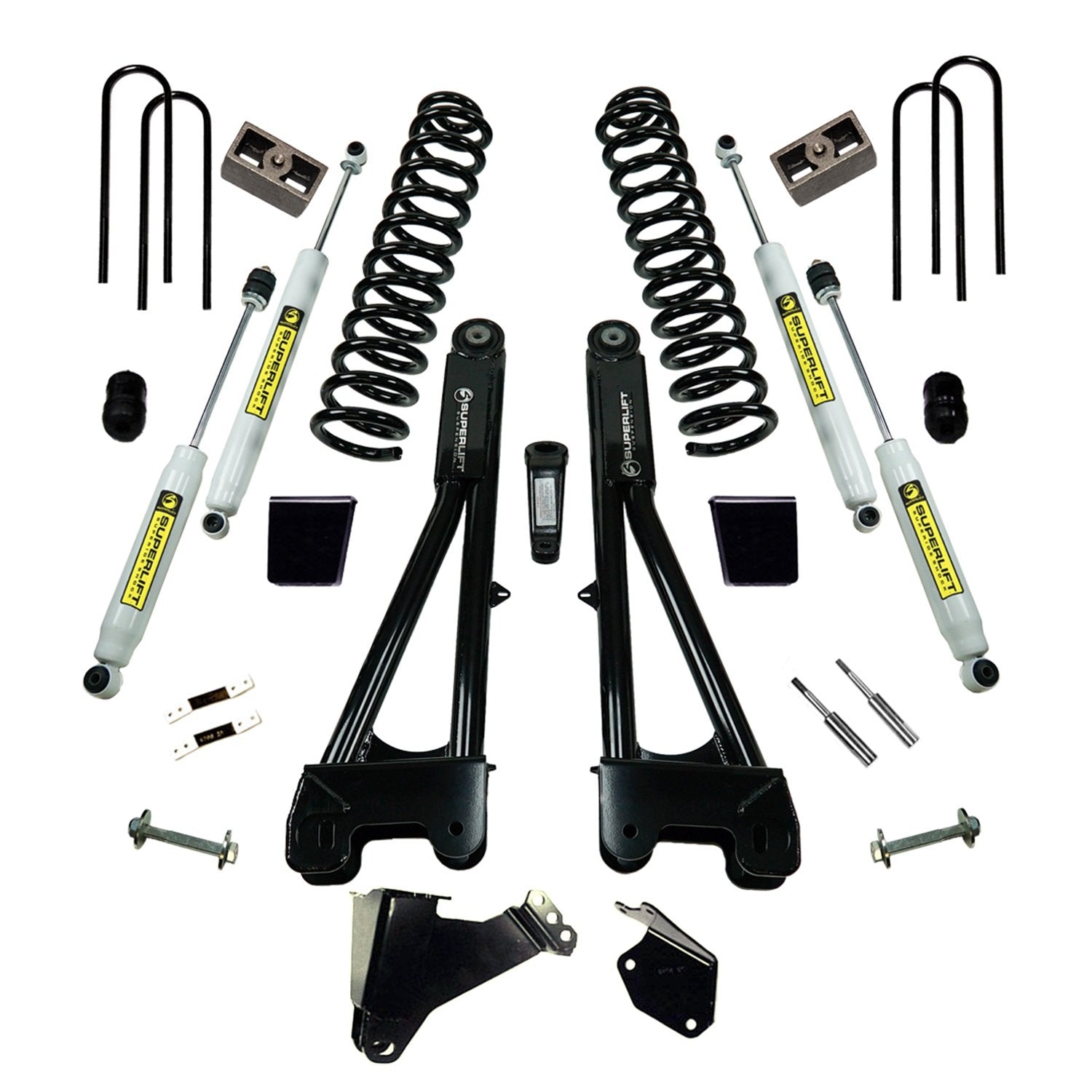 SUPERLIFT SUSPENSION RealTruck 6" Lift Kit for Ford F-250/F-350 | Complete Lift Kit with Front & Rear Shadow Series Shocks and Replacement Radius Arms | K977 | Fits 2005-2007 Ford F-250 / F-350
