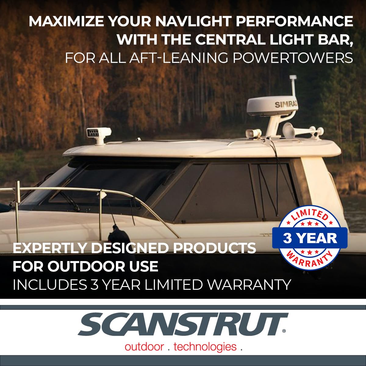 Central Lightbar Scanstrut APT-LB-01