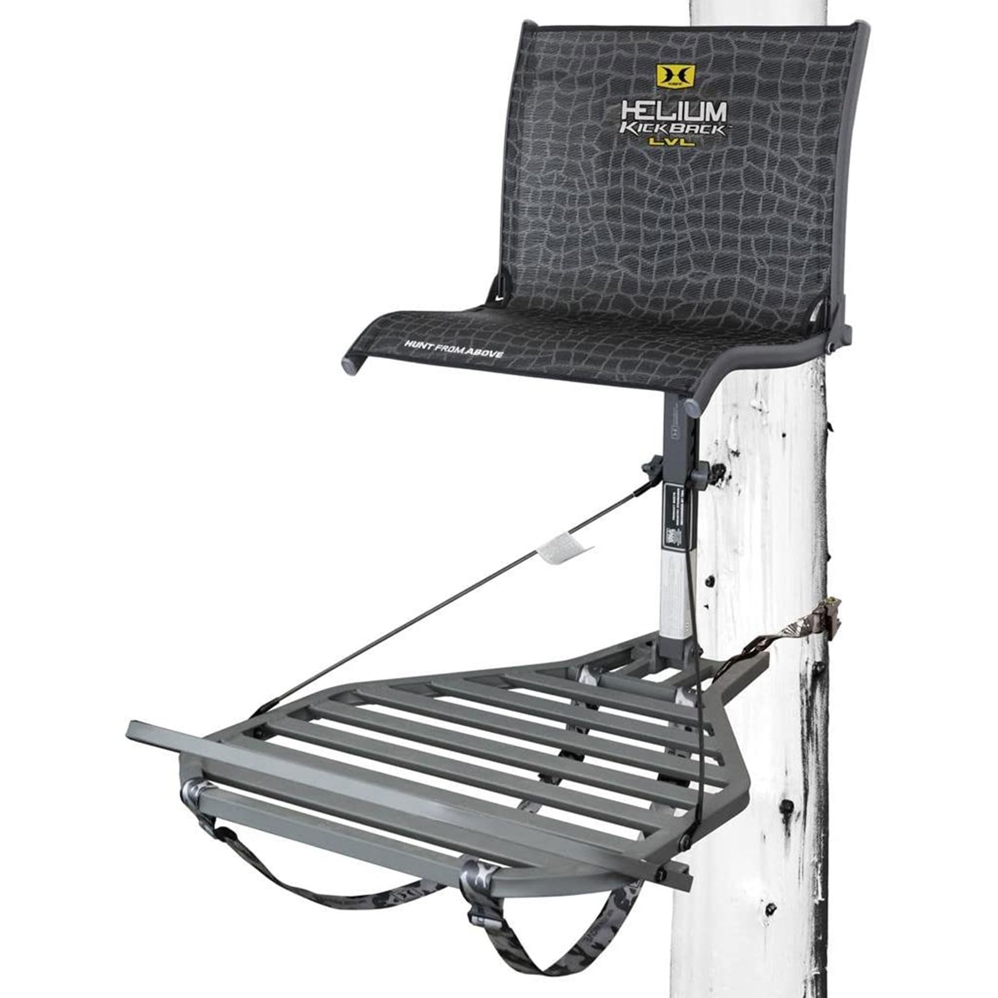 Helium Hang-On Tree Stand, Hawk Kickback XL