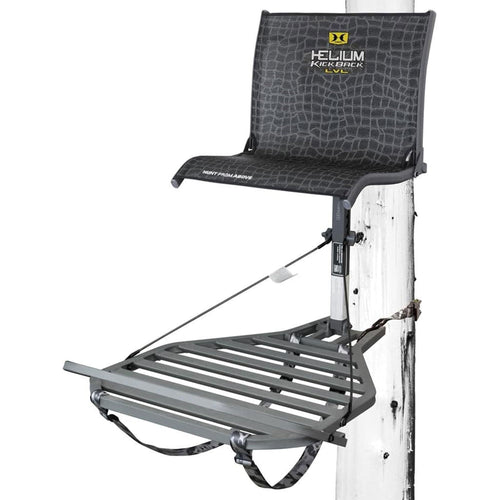 Helium Hang-On Tree Stand, Hawk Kickback XL