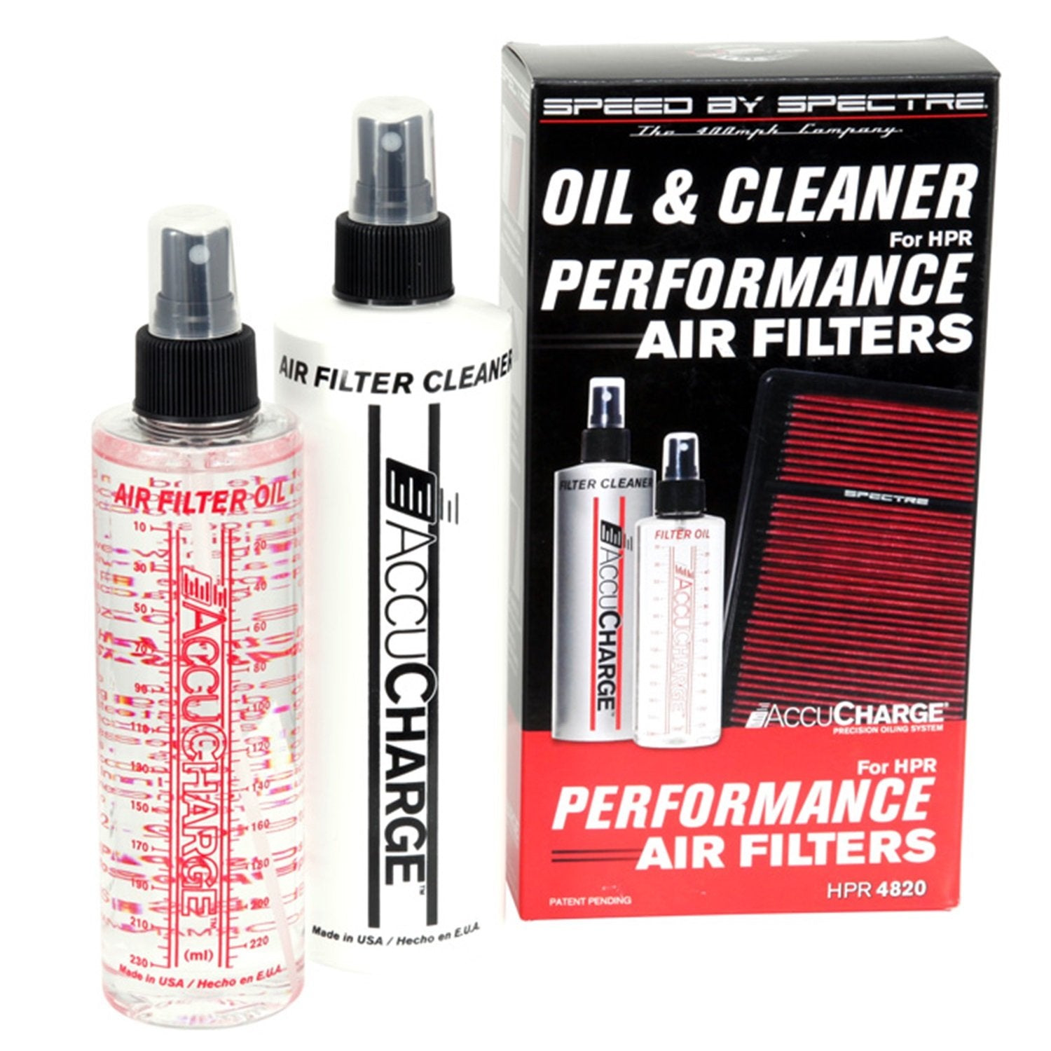 Accucharge Spectre Performance HPR4820 Precision Air Filter Oiling System