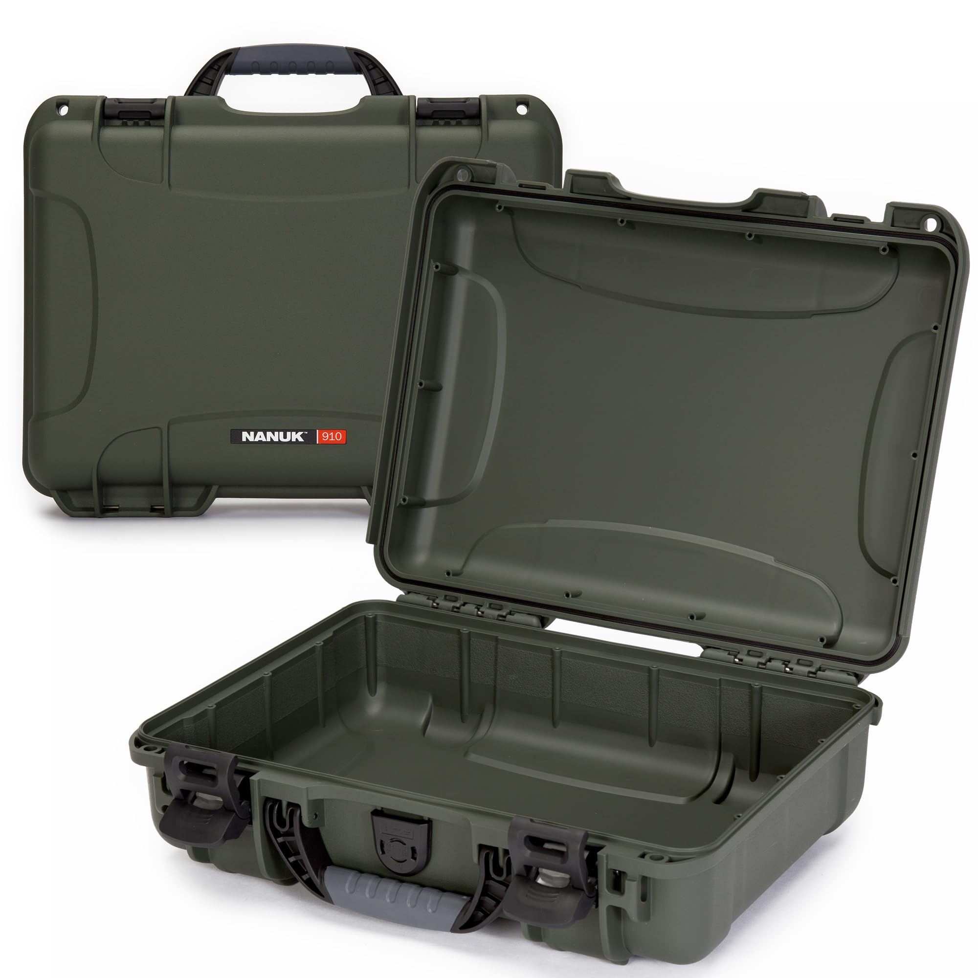 Olive NANUK 910 Waterproof Hard Case Empty