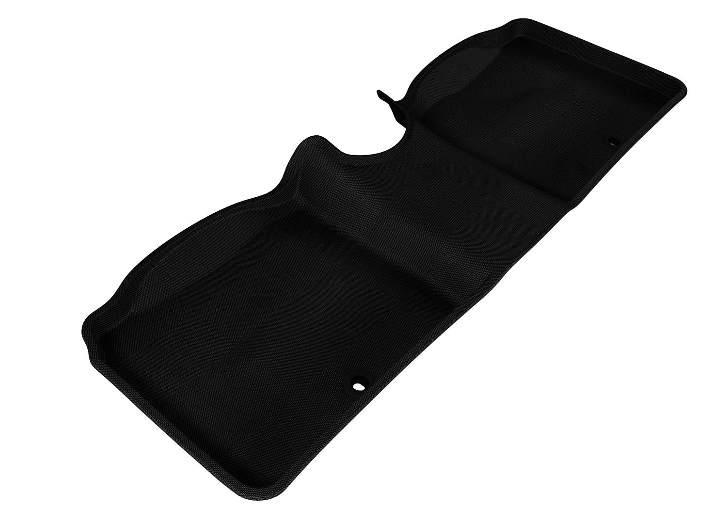 Second Row 3D MAXpider Custom Fit All-Weather Floor Mat for Select Hyundai Azera Models - Kagu Rubber (Black)