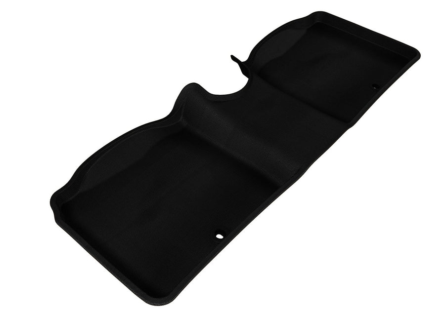 Second Row 3D MAXpider Custom Fit All-Weather Floor Mat for Select Hyundai Azera Models - Kagu Rubber (Black)