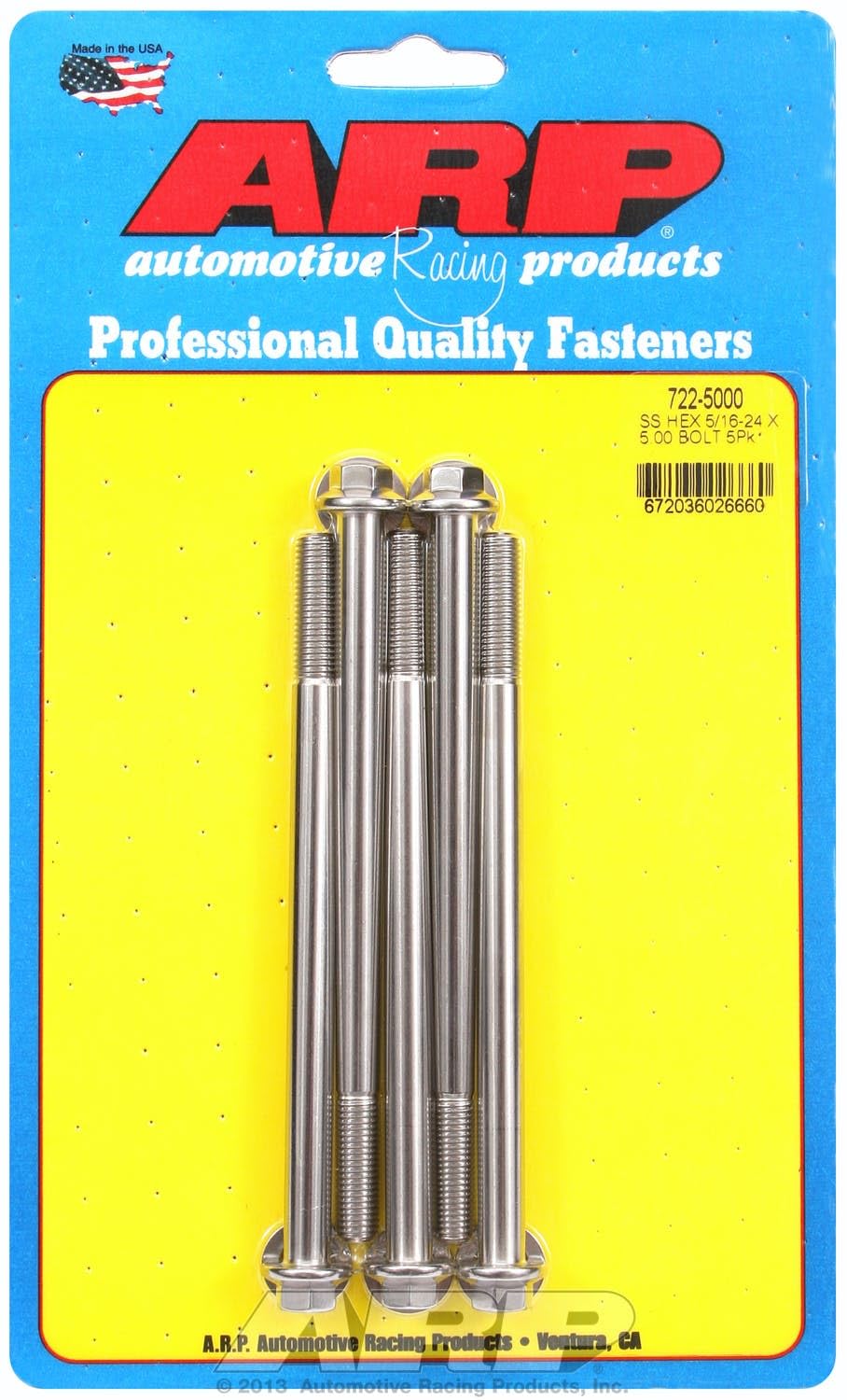 Hex Bolt ARP (722-5000), Stainless Steel